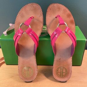 Lilly Pulitzer McKim Sandals - Size 8 - Princess Pink - Box included